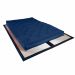 Colchão Futon Casal Dobrável Sofa Cama Azul Royal Acquablock
