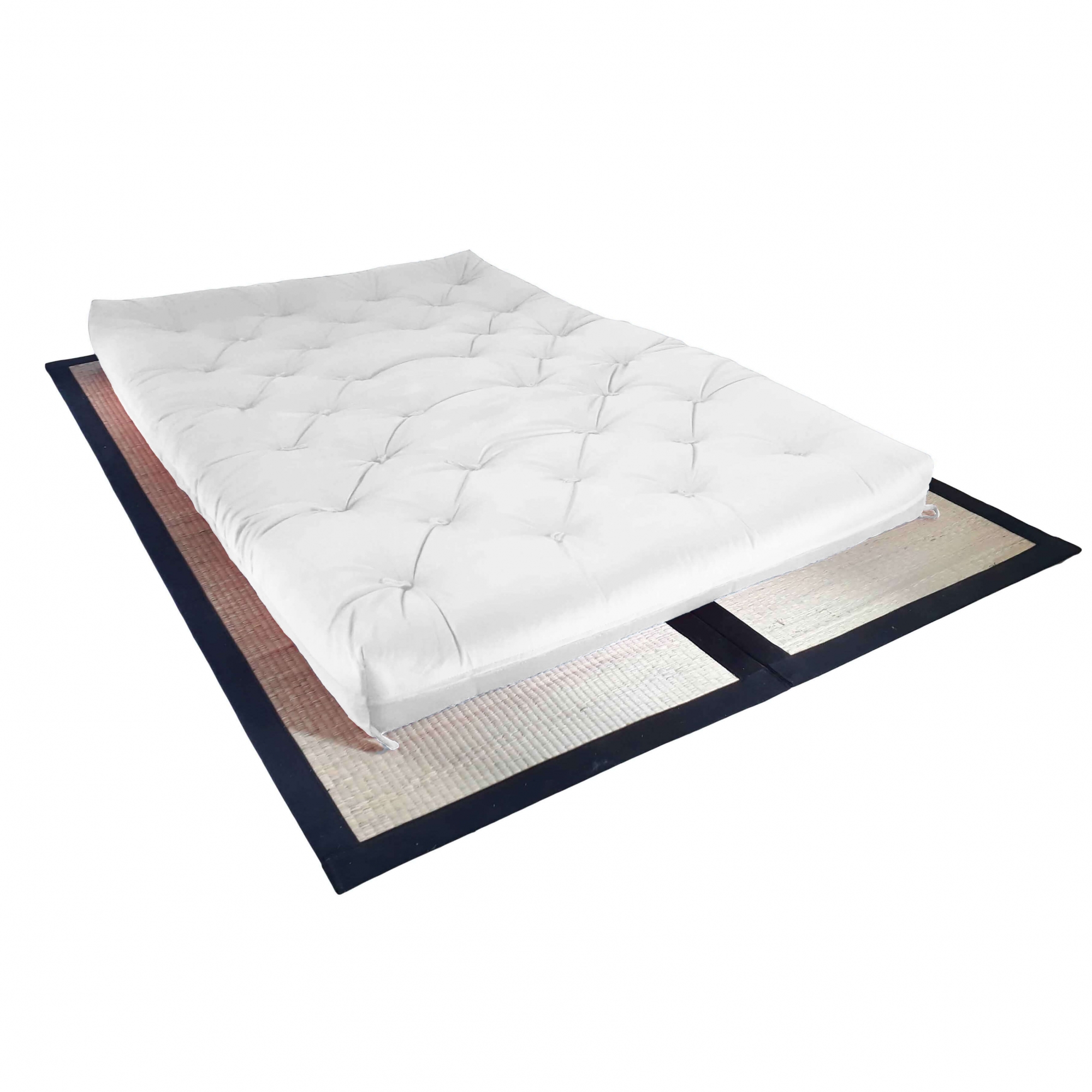 Colchão Futon Casal Dobrável Sofa Cama Branco Off Acquablock
