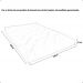Colchão Futon Casal Dobrável Sofa Cama Chumbo Acquablock
