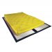 Colchão Futon King Dobrável Sofa Cama Acquablock Amarelo