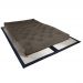 Colchão Futon King Dobrável Sofa Cama Cinza