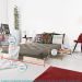 Futon Casal Tokio Sofa Cama Cinza Com Madeira Maciça