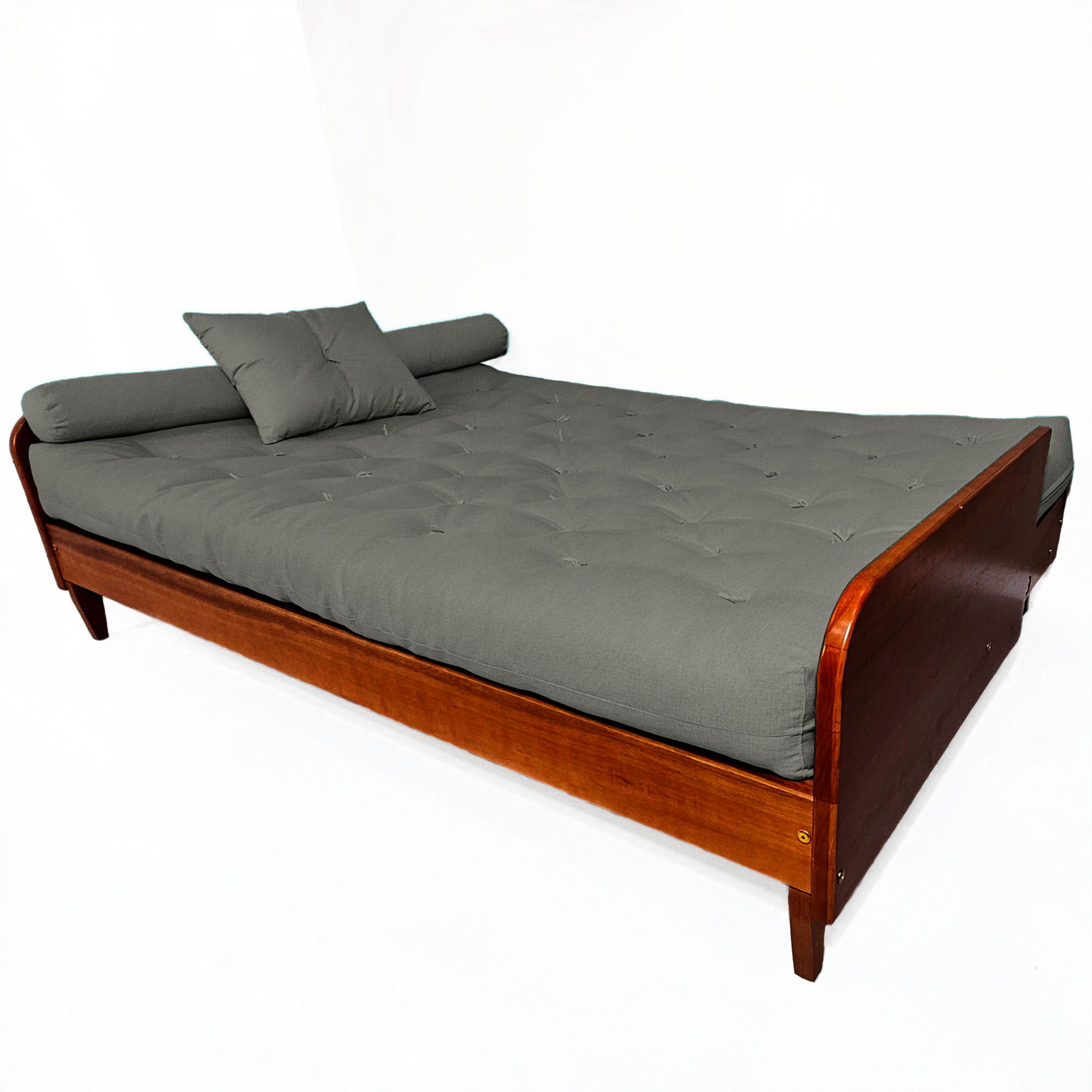 Sofá Cama Paris Sarja Madeira Nobre Imbuia