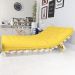 Sofa Cama Casal Futon Oriental Amarelo Acquablock Com Madeira Maciça
