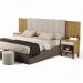 Cabeceira Ajustável Elena Nature e Off White Cambel