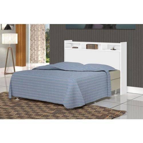 Cabeceira De Casal Melissa 1,60 Branco Lx - Cambel Móveis