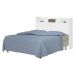 Cabeceira De Casal Melissa 1,60 Branco Lx - Cambel Móveis