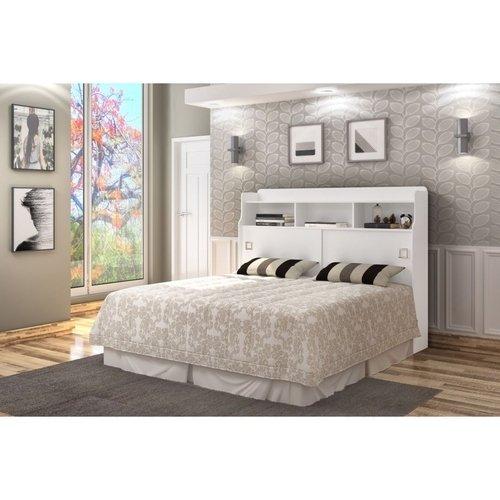 Cabeceira Jéssica Casal 1,38cm Branco - Cambel