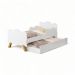 Cama Angel Branco com Auxiliar e 02 Colchões Cambel