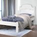 Cama Íris Solteiro Branco Com Colchão Cambel