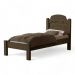 Cama Íris Solteiro Castanho Com Colchão Cambel