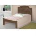 Cama De Solteiro Iris castanho  - Cambel Móveis