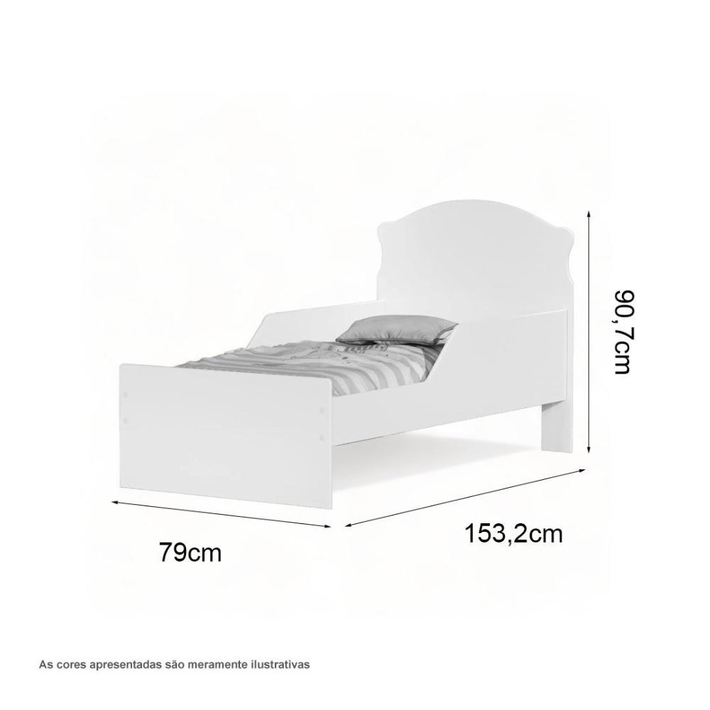 Cama Infantil Lívia Adesivada Racer com Colchão Cambel