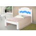 Cama Iris Solteiro 0,88cm Rosa/Azul - Cambel Móveis