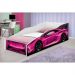 Cama Juvenil Carro rosa Para Colchão 03 - Cambel Móveis