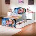 Cama Lívia Cristal Com Auxiliar E 02 Colchões Cambel