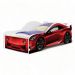 Cama Solteiro Carro Red Com Colchão Cambel