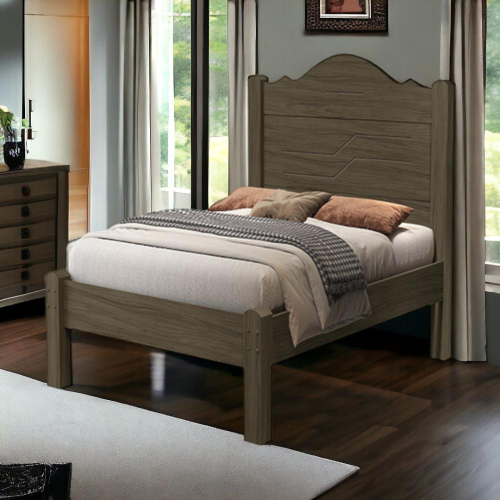 Cama Solteiro Thalia Castanho Com Colchão Cambel
