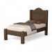 Cama Solteiro Thalia Chocolate Com Colchão Cambel