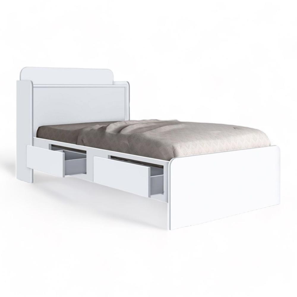 Cama Tamires Baú Branco