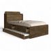 Cama Tamires Castanho Com Auxiliar E 02 Colchões