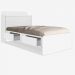 Cama Tamires Solteiro 0,88Cm Branco - Cambel