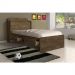 Cama Tamires Solteiro 0,88Cm Castanho - Cambel