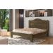 Cama Thalia Casal 1,38Cm Castanho - Cambel
