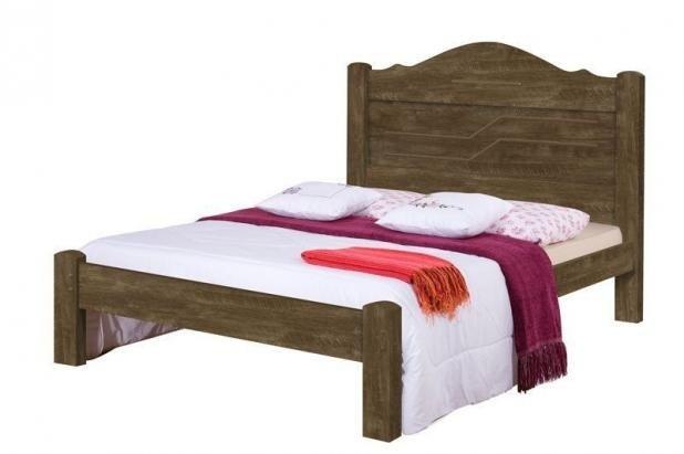 Cama Thalia Casal 1,38Cm Castanho - Cambel