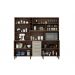 Armario 6 Portas 4 Gavetas Maranella Valdemoveis Chocolate/Off White