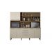 Armario 6 Portas 4 Gavetas Maranella Valdemoveis Cinamomo/Off White
