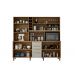 Armario 6 Portas 4 Gavetas Maranella Valdemoveis Cinamomo/Off White