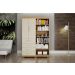 Armario Multiuso 2 Portas 4 Gavetas Lisboa Valdemoveis Cinamomo/Off White