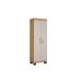 Armario Multiuso Asteca 2 portas com chave Valdemoveis Cinamomo/Off White