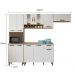 Cozinha 4 peças Zafira Valdemoveis Cinamomo/Off White