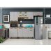 Cozinha 4 peças Zafira Valdemoveis Cinamomo/Off White
