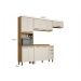 Cozinha Compacta 4 Peças 11 Portas Alpes Valdemoveis Cinamomo/Off White