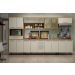 Cozinha Completa Tarantela 7 Peças 14 Portas 4 Gavetas Valdemoveis Cinamomo/Off White