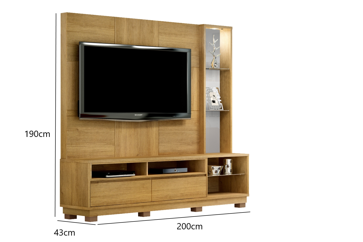 Home Nevada para TVs ate 65 Polegadas Valdemoveis Cinamomo