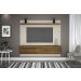 Home Suspenso California para TVs de ate 60 Polegadas Valdemoveis Off White/Ipê