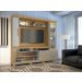Home para TV até 60 Polegadas 1 Porta Deslizante Lexus Valdemóveis Cinamomo/Off White