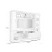 Home para TV até 60 Polegadas 1 Porta Deslizante Lexus Valdemóveis Ipê/Off White