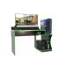 Mesa Gamer Office Valdemoveis Preto/Verde