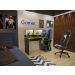 Mesa Gamer Office Valdemoveis Preto/Verde