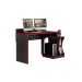 Mesa Gamer Office Valdemoveis Preto/Vermelho