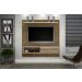 Painel Arizona Para Tv Até 50 Polegadas Com Porta De Correr Valdemoveis Ipê/Off White