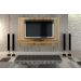 Painel Extensivel Bolonha para TV ate 47 Polegadas Valdemoveis Cinamomo/Off White