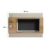 Painel para TV ate 65 Polegadas 2 Prateleiras Turim Valdemoveis Cinamomo/Off White