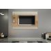 Painel para TV ate 65 Polegadas 2 Prateleiras Turim Valdemoveis Cinamomo/Off White