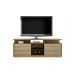 Rack Bancada Roma para TV ate 70 Polegadas Valdemoveis Cinamomo/Off White